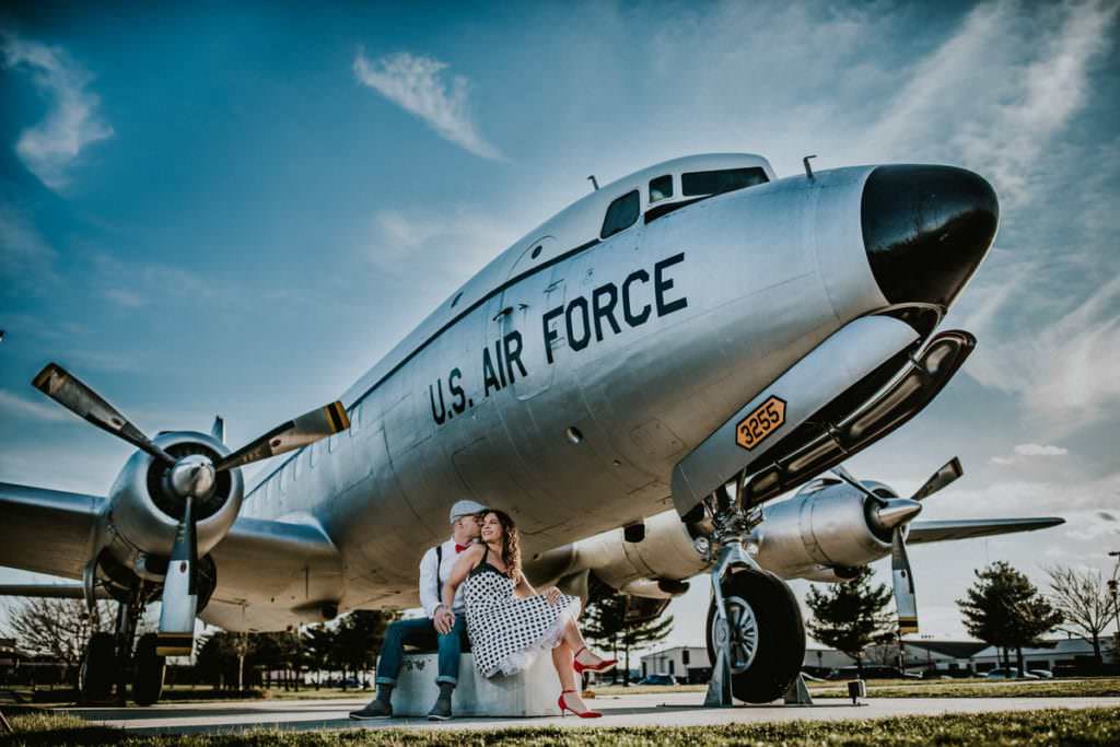 pin up engagement session