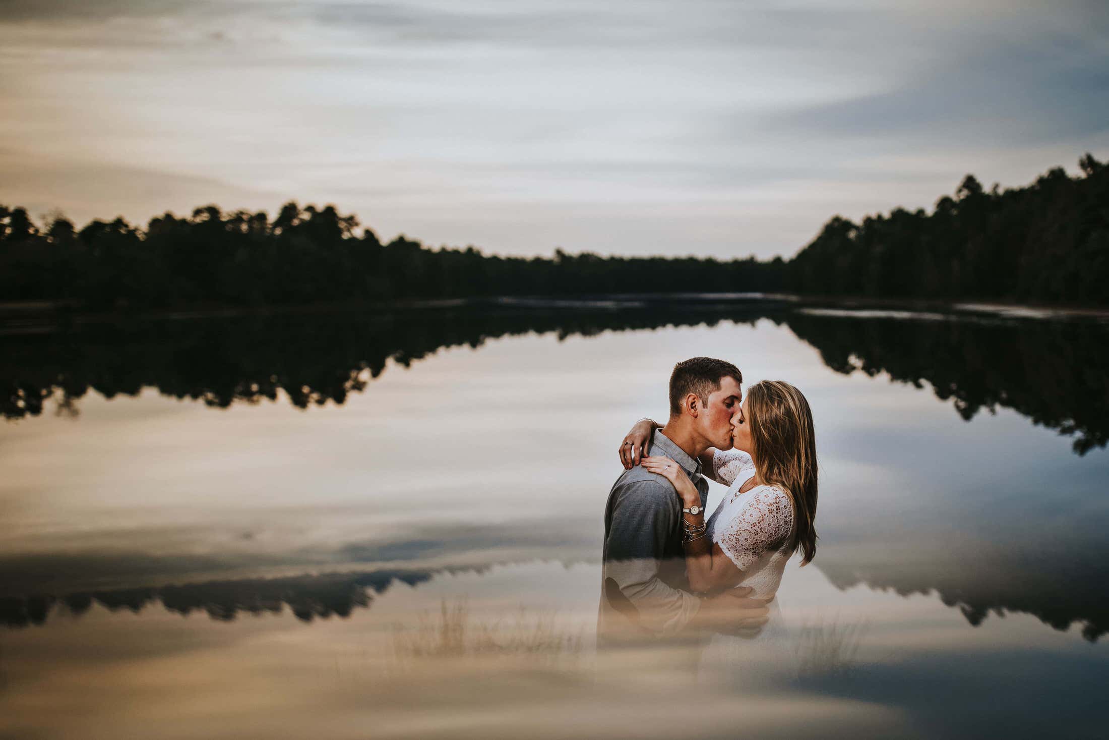 couple engagement session at batsto village in wharton state forest